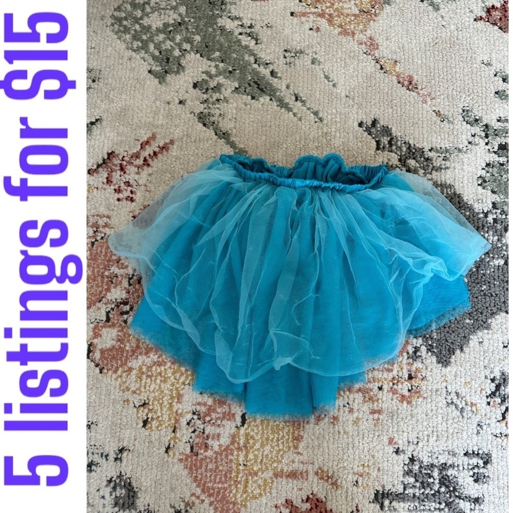 Disney Store Girl’s Asymmetrical TuTu Skirt Size 6